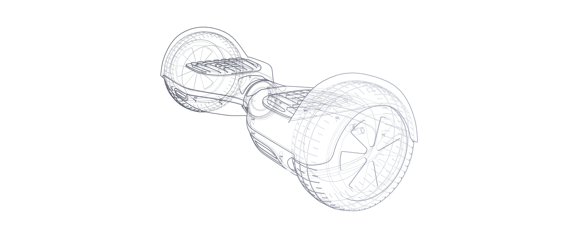 escooter-wireframe